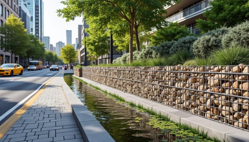 découvrez comment les gabions allient esthétique, isolation phonique efficace et respect des règles d'installation pour vos aménagements extérieurs.