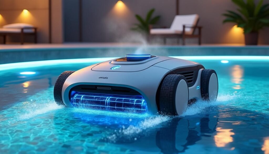 découvrez le zodiac spabot, le premier robot de nettoyage pour spa alliant efficacité et performance pour un entretien simplifié et optimal de votre espace détente.
