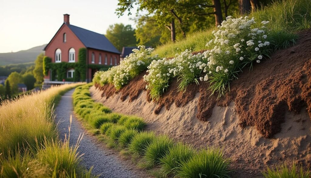 découvrez des solutions efficaces pour stabiliser un talus tout en respectant les réglementations locales et éviter les conflits avec la mairie.