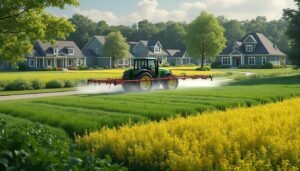Pesticides et voisinage : les interdictions de pulvérisation près des habitations.