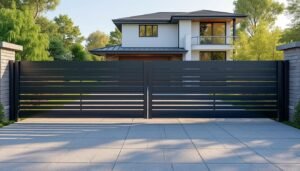 Portail battant ou coulissant : quel gain de place pour quel budget ?