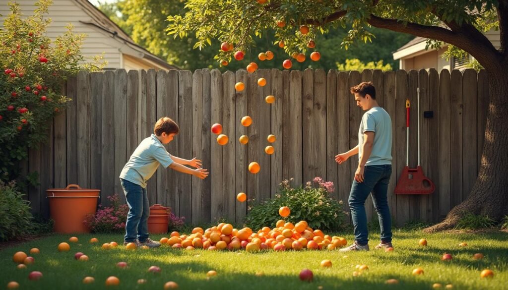 découvrez à qui appartient la récolte des fruits tombés chez le voisin et les règles légales qui encadrent cette situation.
