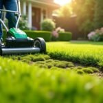 apprenez à scarifier votre pelouse pour éliminer la mousse et obtenir un gazon anglais dense, vert et en pleine santé.