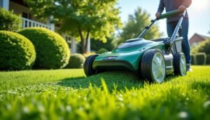 Les nouvelles tondeuses « mulching » : plus besoin de ramasser l’herbe.