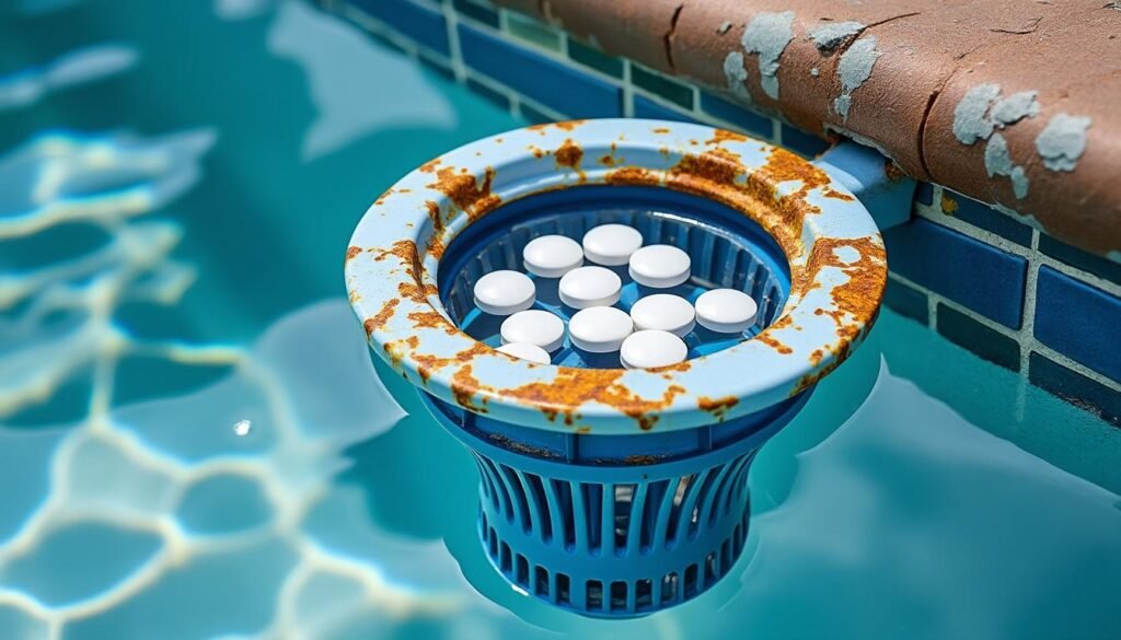 découvrez pourquoi il est déconseillé de mettre des galets de chlore directement dans le skimmer de votre piscine et comment cela peut affecter son bon fonctionnement.