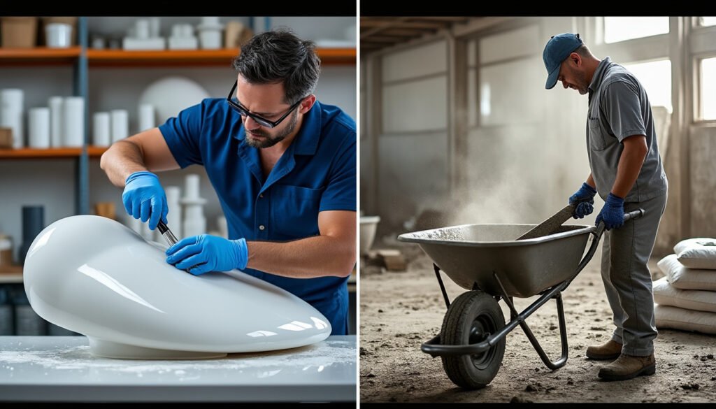 découvrez pourquoi un artisan spécialisé dans la coque n'est pas automatiquement un expert du béton, et comprenez l'importance de choisir le bon professionnel pour chaque matériau.
